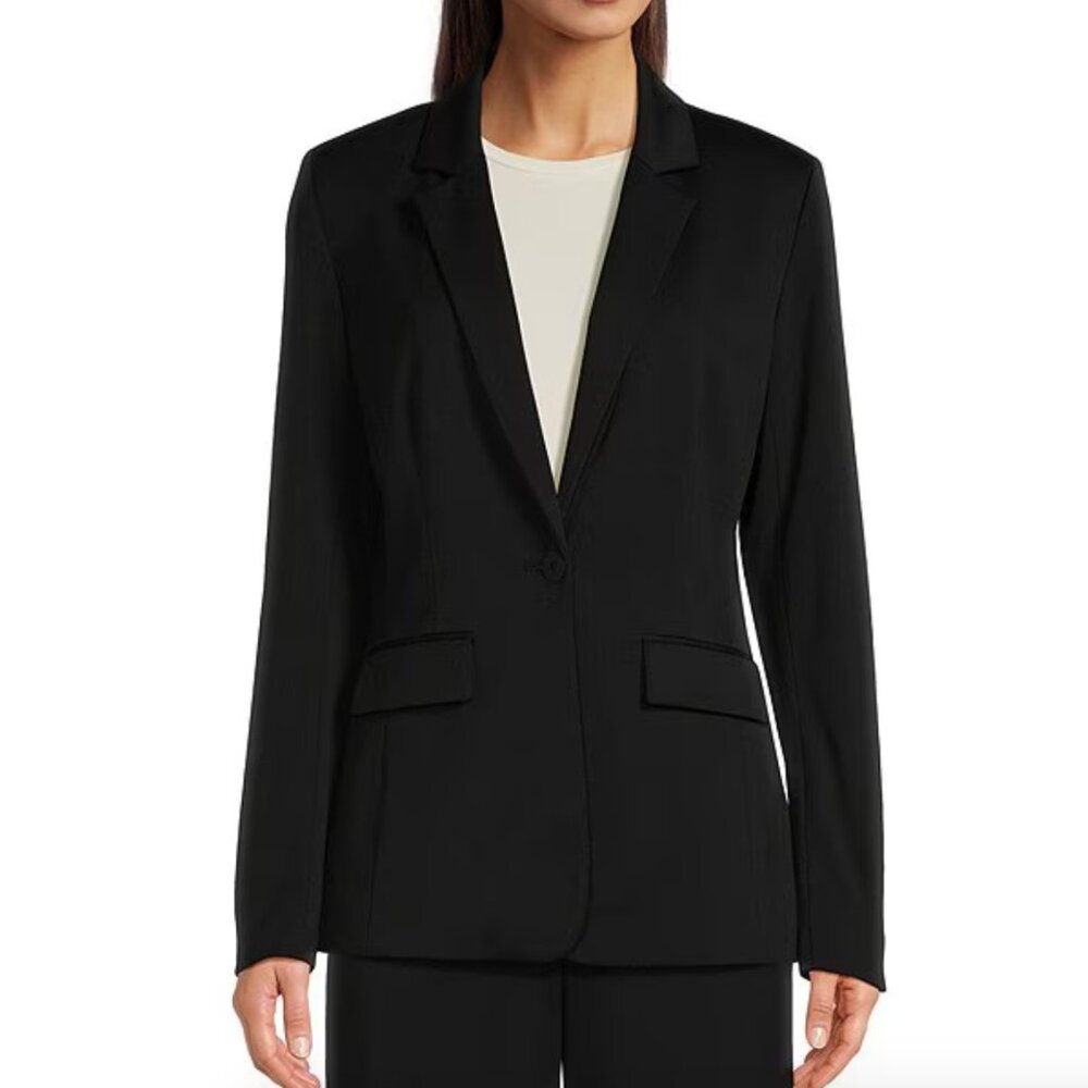 Alex Marie Coordinating Anastasia Jetset-Tech Super Stretch Blazer Jacket - Plus